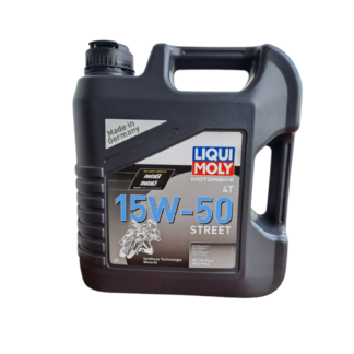 Aceite de Motor Liqui Moly 15W50 Semisintético Street 4 Tiempos