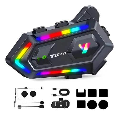 Intercomunicador V20 Max para casco