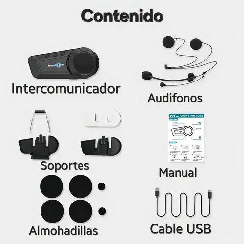 Intercomunicador Bluetooth FreedConn KY - Image 2
